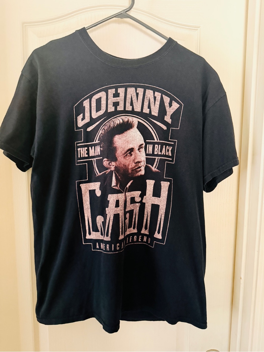 Johnny Cash Black Short Sleeve Graphic Tee